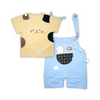 2PC* Baby Cotton Shirt with Dungaree Imported (BLUE skin)