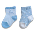 Pack of 2 Pairs of Cotton Socks Prince and Stars (BLUE, SKIN, GRAY)