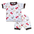2PC* Baby Cotton Shirt with Short DINO