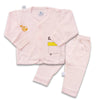 Cotton Baby Shirt Trouser (imported) Pink (0-6Months)