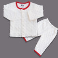 Fleece Baby Shirt Trouser White