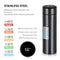 Black-Smart Water Bottle LED Temperature Display
