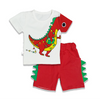 2PC* Baby Cotton Shirt with Short Imported OFF WHITE (12-18Months)