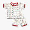 2PC* Baby Cotton Shirt with Short MULTI CLR DOTS