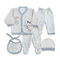 5PC Newborn Fleece Suit Set-PUPPY GREY