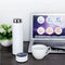 White-Smart Water Bottle LED Temperature Display