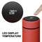 Red-Smart Water Bottle LED Temperature Display