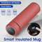 Red-Smart Water Bottle LED Temperature Display
