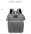 1 PC Baby Diaper Back Pack dark Grey Import Quality