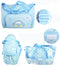 4 PC Baby Diaper Back Pack Sky Blue Import Quality