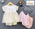 Baby Girls FROCK Imported-Peach