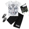 2PC* Baby Cotton Shirt with Short LION