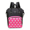 1 PC Baby Diaper Back Pack Pink (white Dots) Import Quality