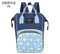 1 PC Baby Diaper Back Pack Blue flower Import Quality
