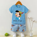 2PC* Baby Cotton Shirt with Short Imported PINOCCHIO