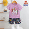 2PC* Baby Cotton Shirt with Short Imported UNICORN HEART