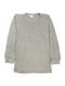 2 PC Trouser Shirt full sleeves for Babies (Body Warmer)- fleece Grey