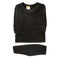 2 PC Trouser Shirt full sleeves for Babies (Body Warmer)- fleece Black