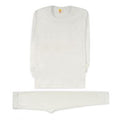 2 PC Trouser Shirt full sleeves for Babies- fleece white