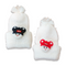 1 PC Cute Newborn baby Wool Warm (White Cap) Bear