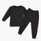 2PC Full Sleeves Trouser Shirt Thermal (2)- Black