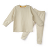 2PC Full Sleeves Trouser Shirt Thermal (8)- Cream