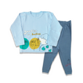 Toddler Cartoon Shirt Pajama Cotton Clothes Cute Long Sleeves (Imported) gonfler un ballon