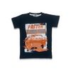 Baby Cotton Shirt FASTER  Than You (NAVY BLUE)