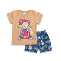 2PC* Baby Cotton Shirt with Short Imported SCOOTY GIRL