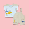 2PC* Baby Cotton Shirt with Dungaree Imported Skin