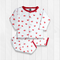 Fleece Baby Shirt Trouser (imported)-RED HEARt