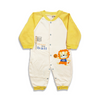 Babies Winter Fleece Romper-Yellow