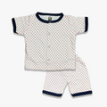 2PC* Baby Cotton Shirt with Short RED POLKA DOTS