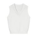 Vest Sleeveless Sweaters for Babies (white)