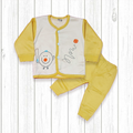 Fleece Baby Shirt Trouser (imported)-Yellow Bowl